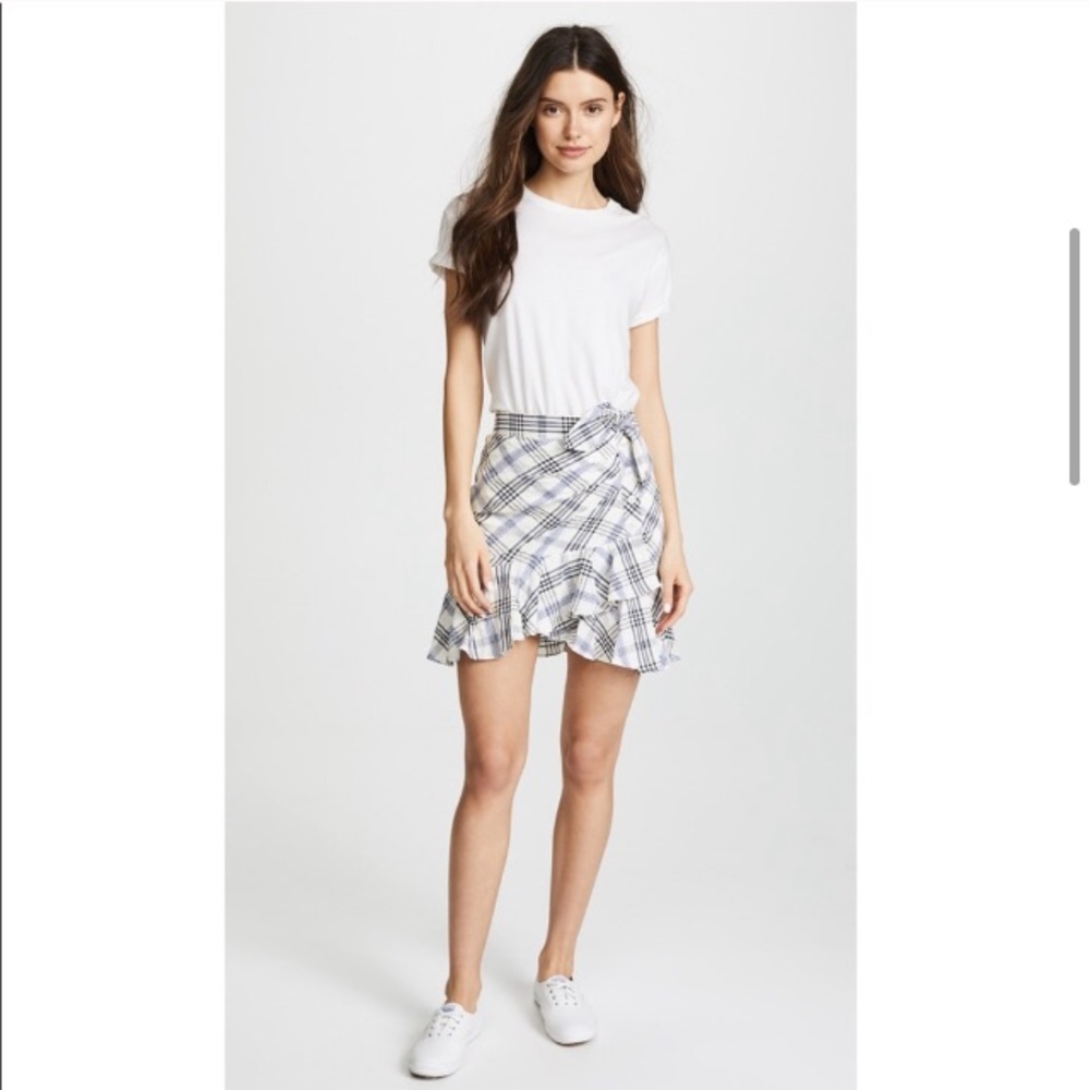 Veronica Beard plaid mini skirt